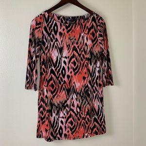 Style & Co Top Size Medium Pink & Black